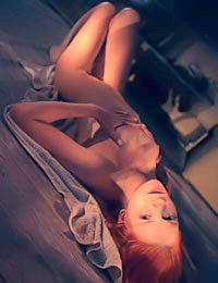 Andrea P strips and shows off her mouthwatering body.